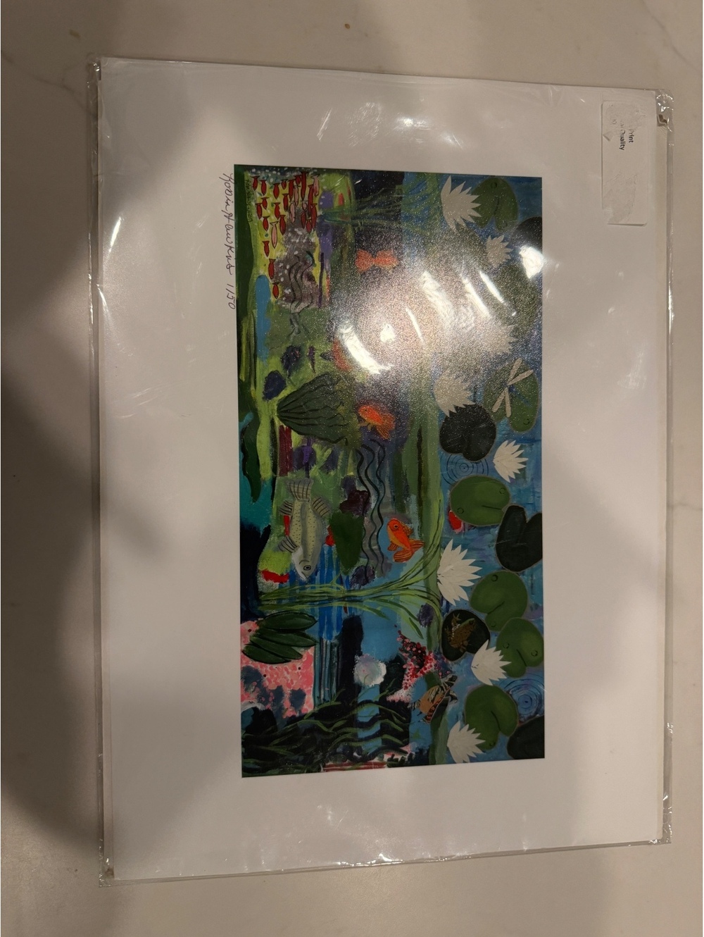 Martha Ackels Limited Edition Goldfish Allaround Art Print with Certificate of 1